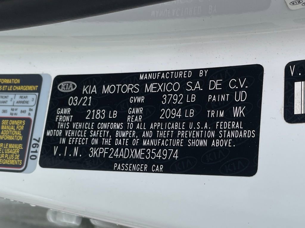 Used 2021 Kia Forte LXS image 11