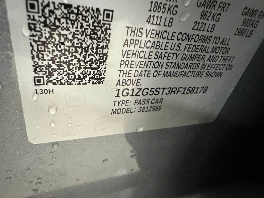 Certified 2024 Chevrolet Malibu RS w/ LPO, Floor Liner Package image 38