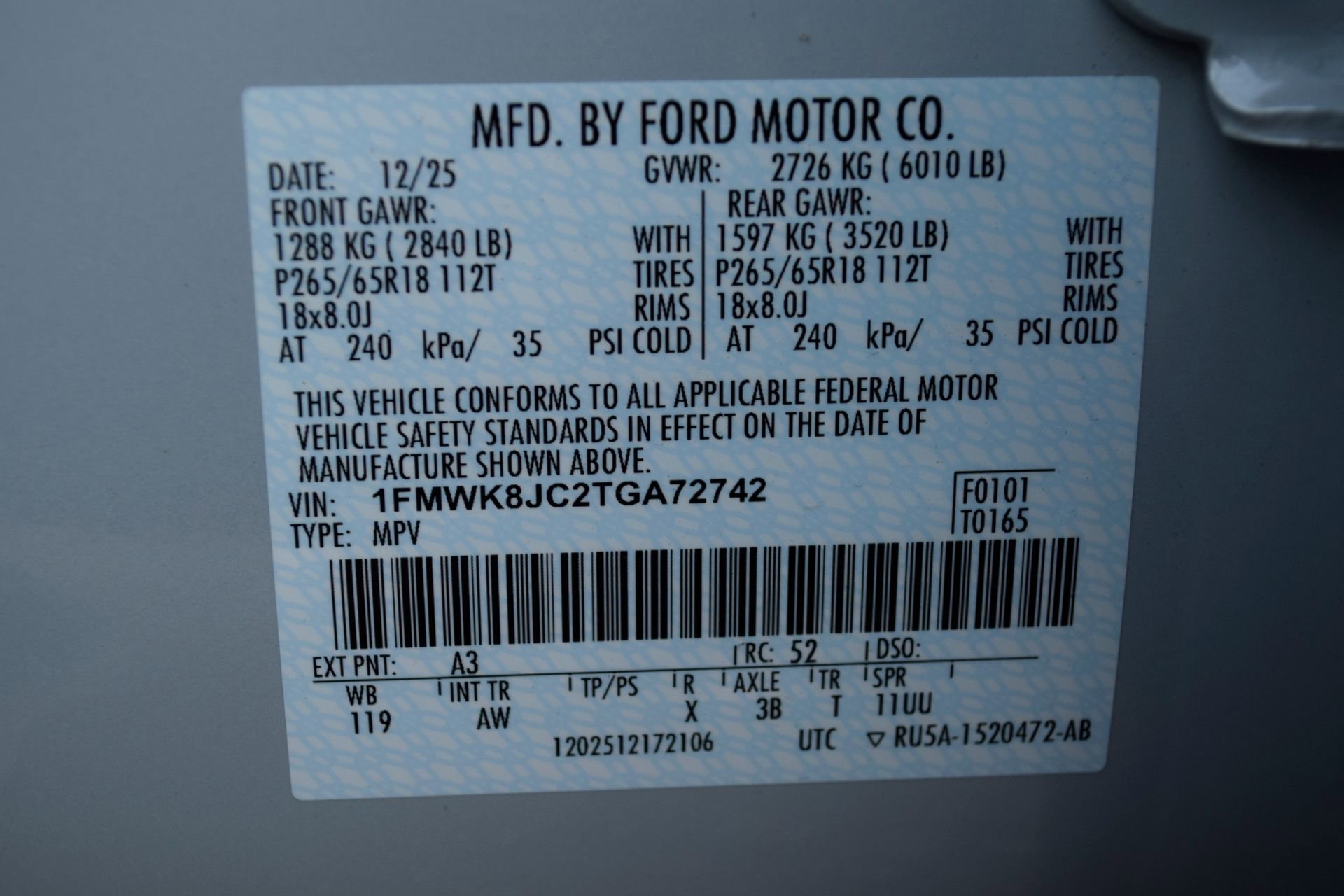 New 2026 Ford Explorer Tremor w/ Tremor Ultimate Package image 28