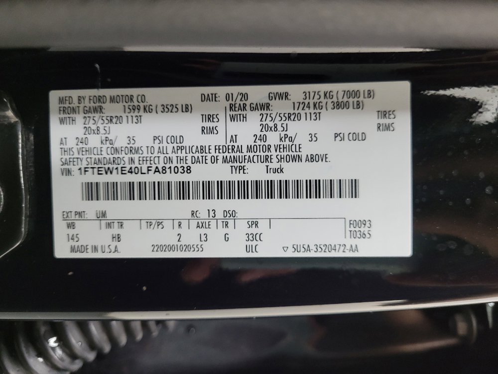 Used 2020 Ford F150 Lariat AWD/4WD image 33