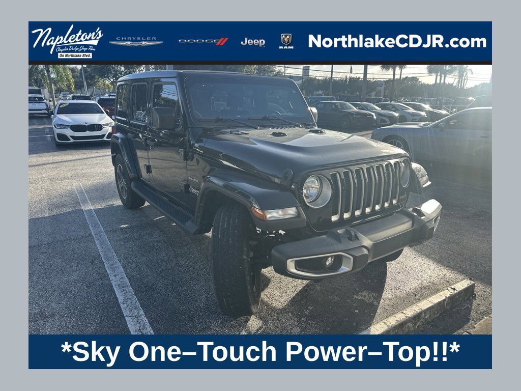 Used 2023 Jeep Wrangler Unlimited Sahara AWD/4WD image 1