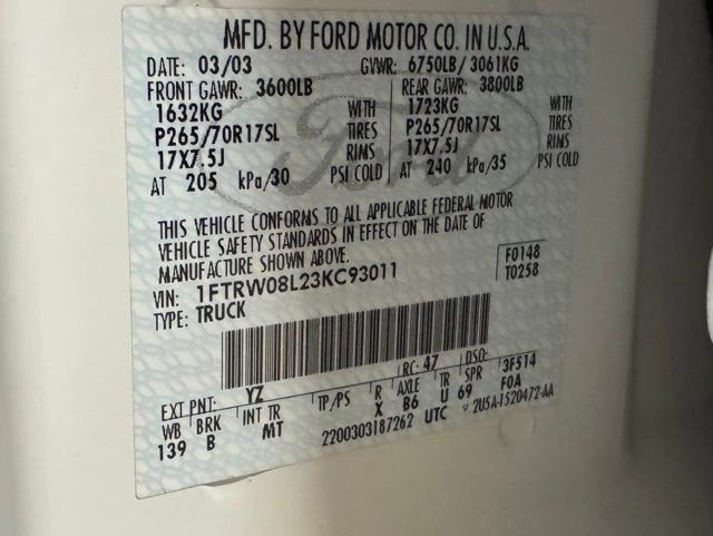 Used 2003 Ford F150 XLT AWD/4WD image 43
