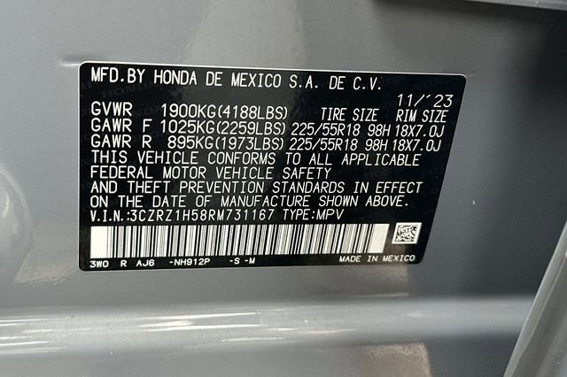 Certified 2024 Honda HR-V Sport image 27