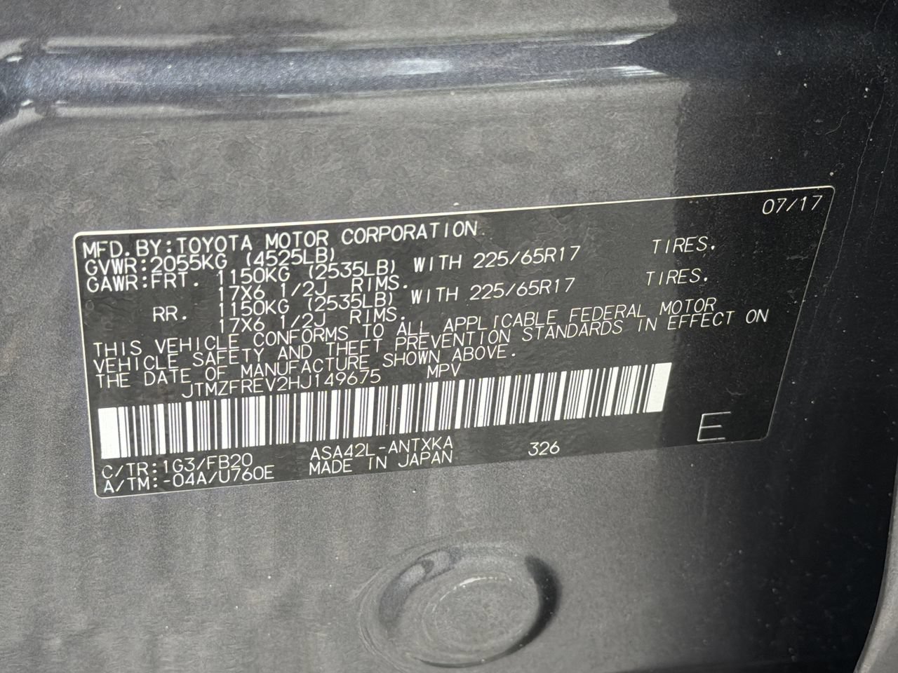 Used 2017 Toyota RAV4 LE FWD image 30
