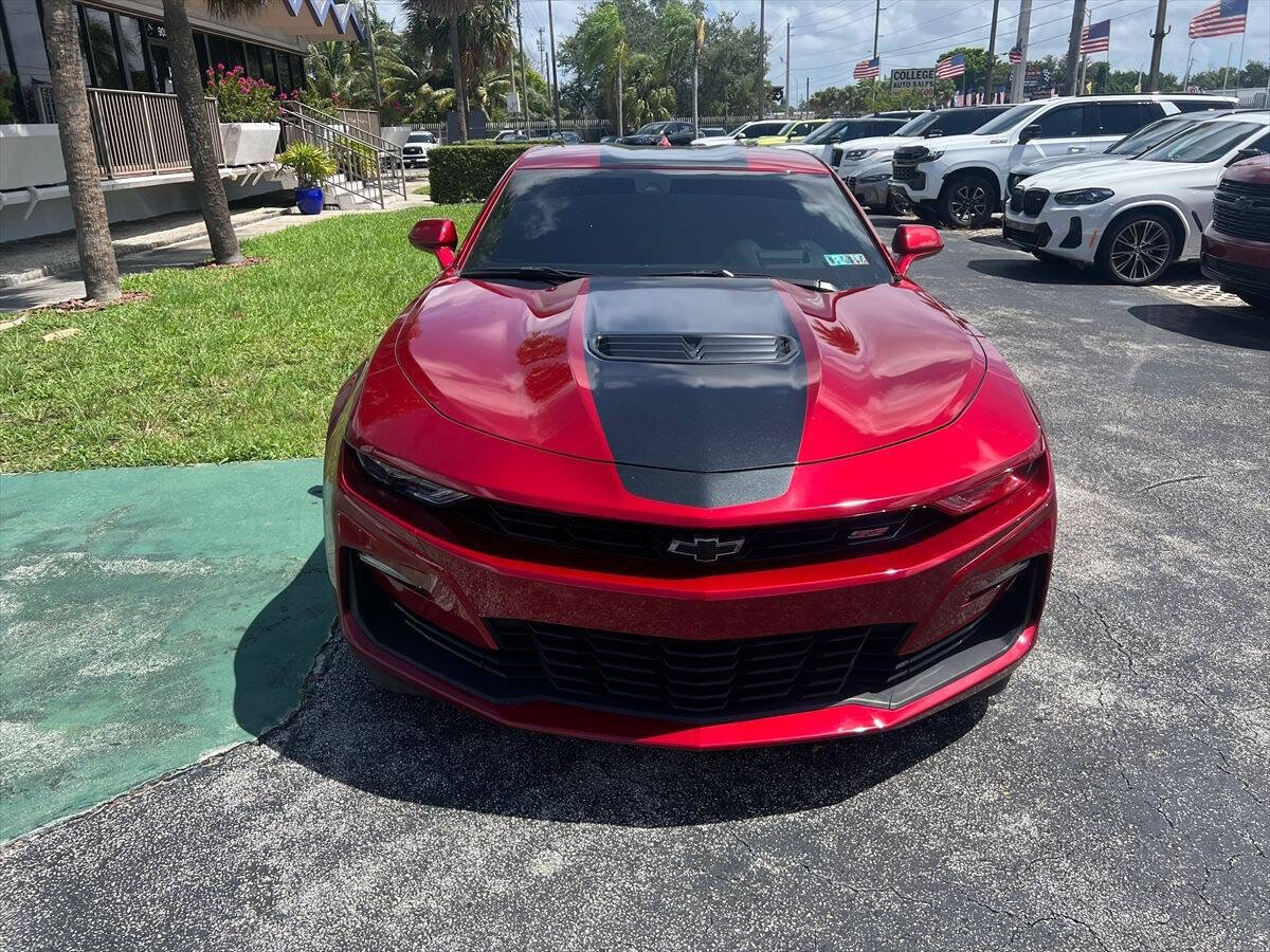 Used 2021 Chevrolet Camaro SS w/ Wild Cherry Design Package 2 RWD image 3
