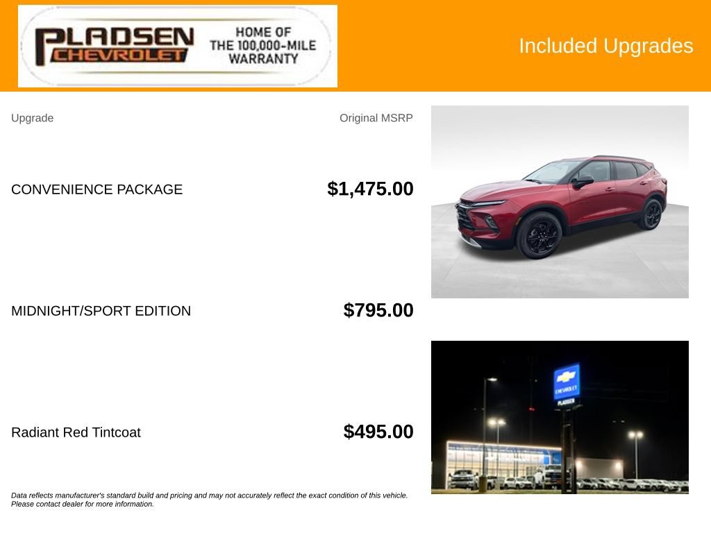 Used 2023 Chevrolet Blazer LT w/ Convenience Package AWD/4WD image 5