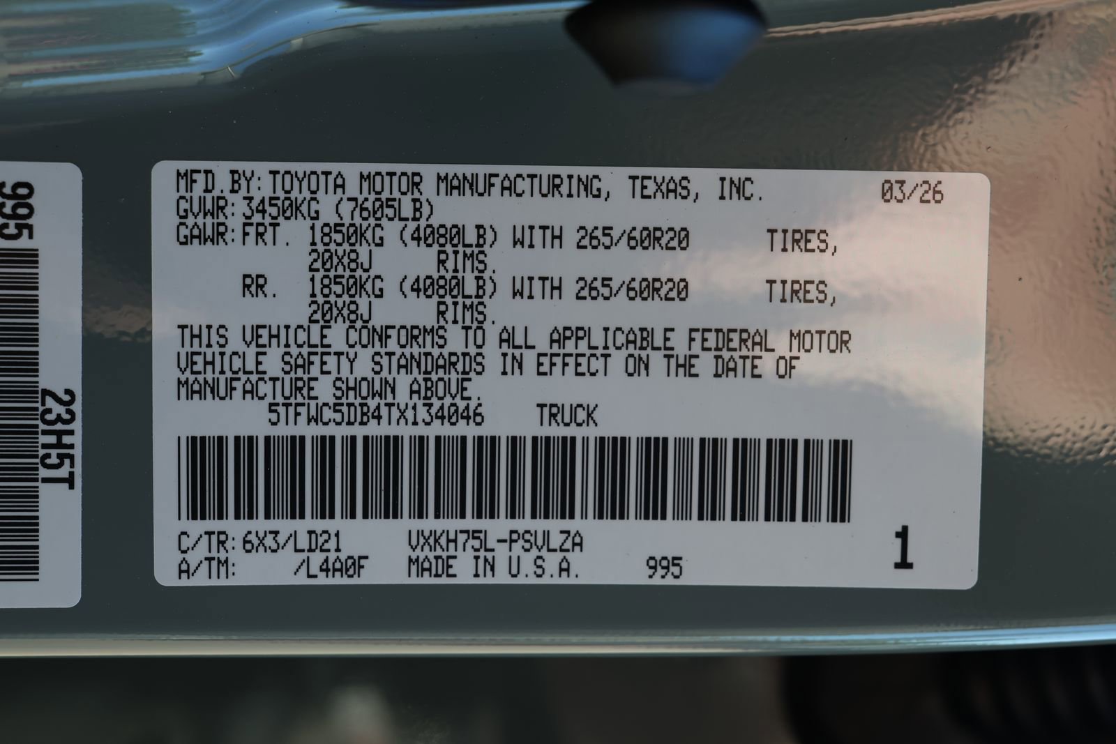 New 2026 Toyota Tundra Limited image 33