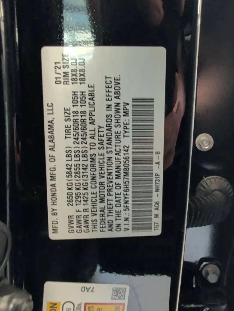 Used 2021 Honda Pilot EX-L image 36