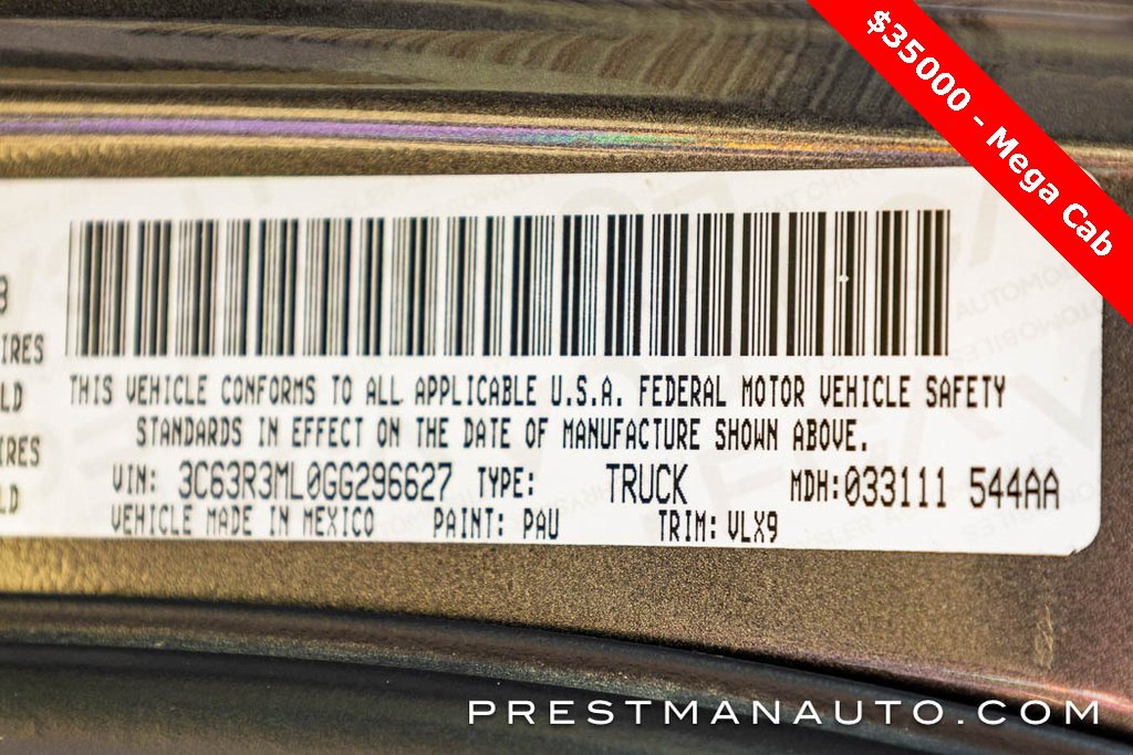 Used 2016 RAM 3500 Laramie w/ Sport Appearance Group image 27