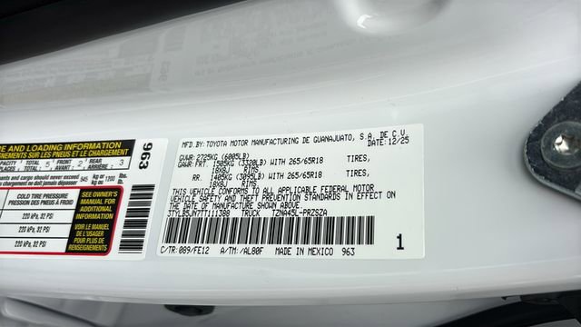 New 2026 Toyota Tacoma TRD Sport image 38