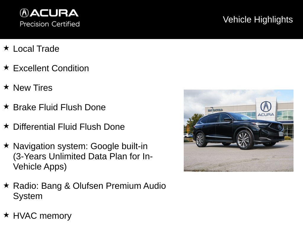 Certified 2025 Acura MDX w/ Technology Package AWD/4WD image 5