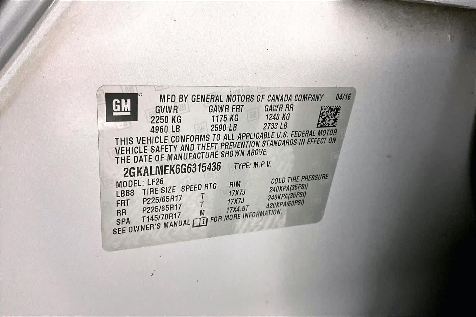 Used 2016 GMC Terrain SLE FWD image 32