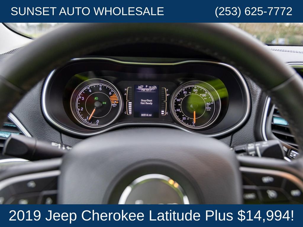 Used 2019 Jeep Cherokee Latitude Plus image 52