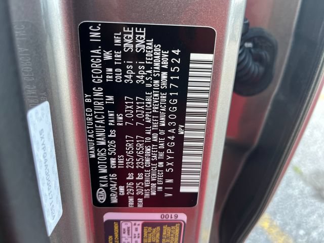 Used 2016 Kia Sorento L FWD image 13