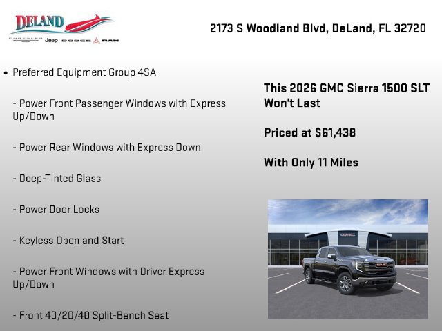 New 2026 GMC Sierra 1500 SLT w/ SLT Premium Plus Package AWD/4WD image 7