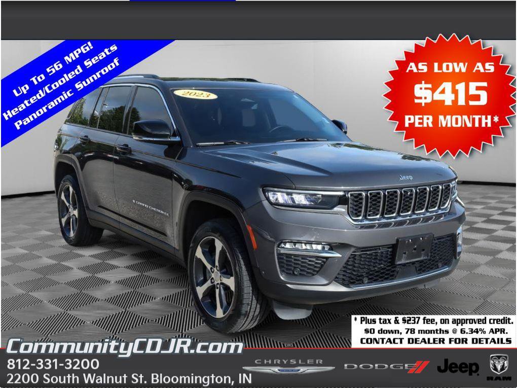 Used 2023 Jeep Grand Cherokee 4WD 4xe w/ Luxury Tech Group II