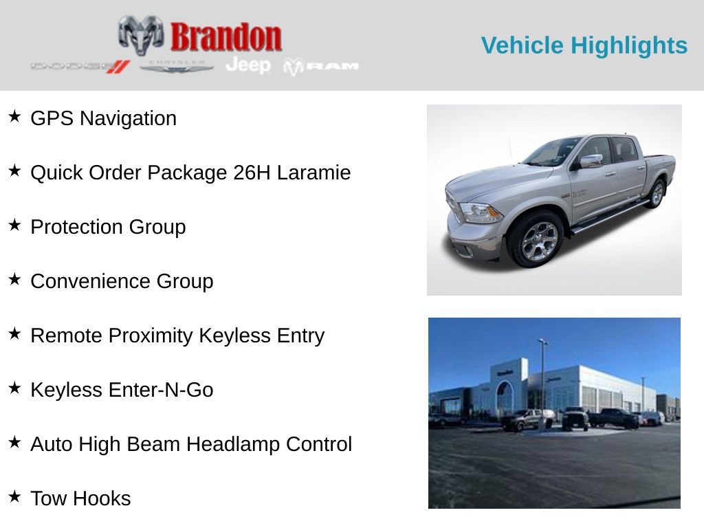 Used 2016 RAM 1500 Laramie w/ Convenience Group image 2