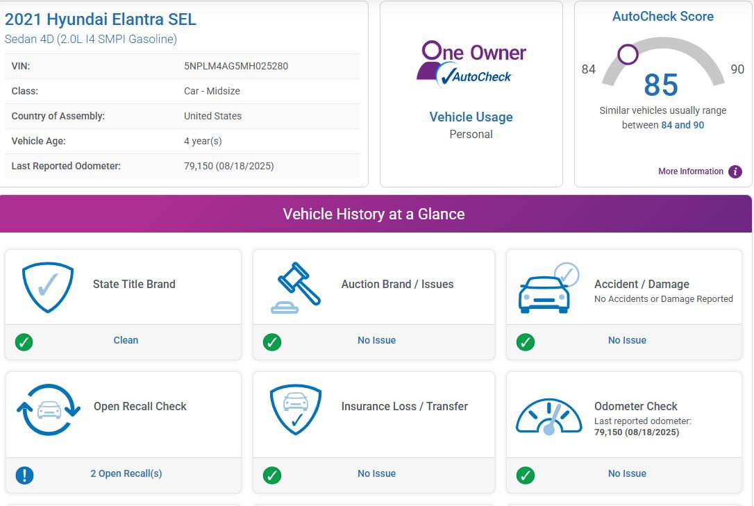 Used 2021 Hyundai Elantra SEL image 2