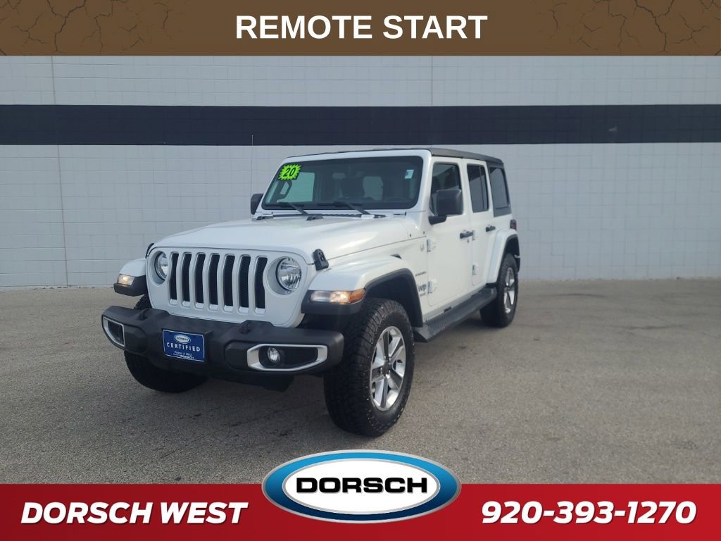 Used 2020 Jeep Wrangler Unlimited Sahara w/ Uconnect 4C Nav & Sound Group image 1
