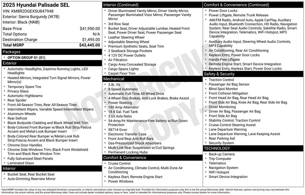 Used 2025 Hyundai Palisade SEL image 30