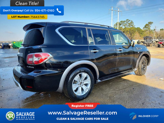 Used 2017 Nissan Armada Platinum w/ Captain Seat Package RWD image 4
