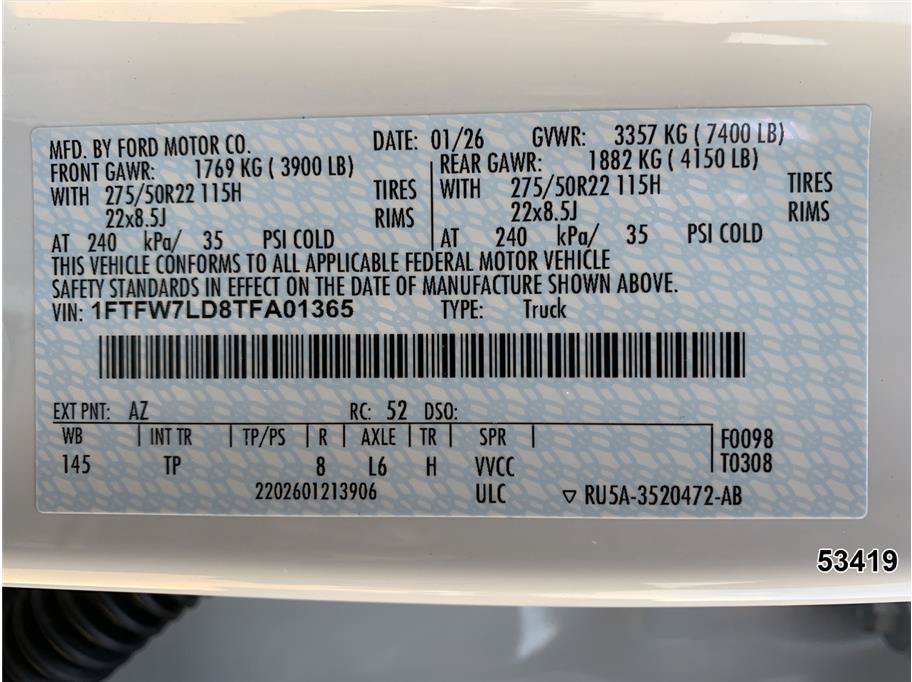 Used 2026 Ford F150 Platinum w/ Equipment Group 703A Plus AWD/4WD image 17