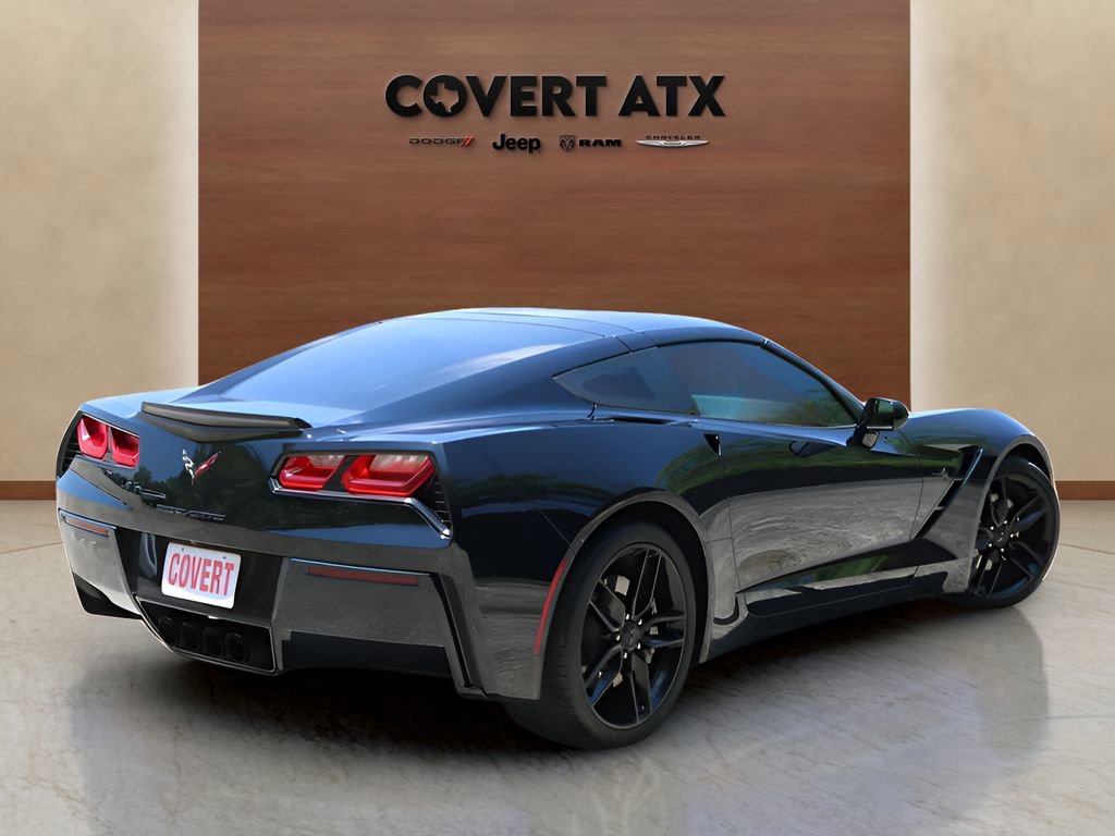 Used 2019 Chevrolet Corvette Stingray Coupe w/ Carbon Flash Badge Package RWD image 5