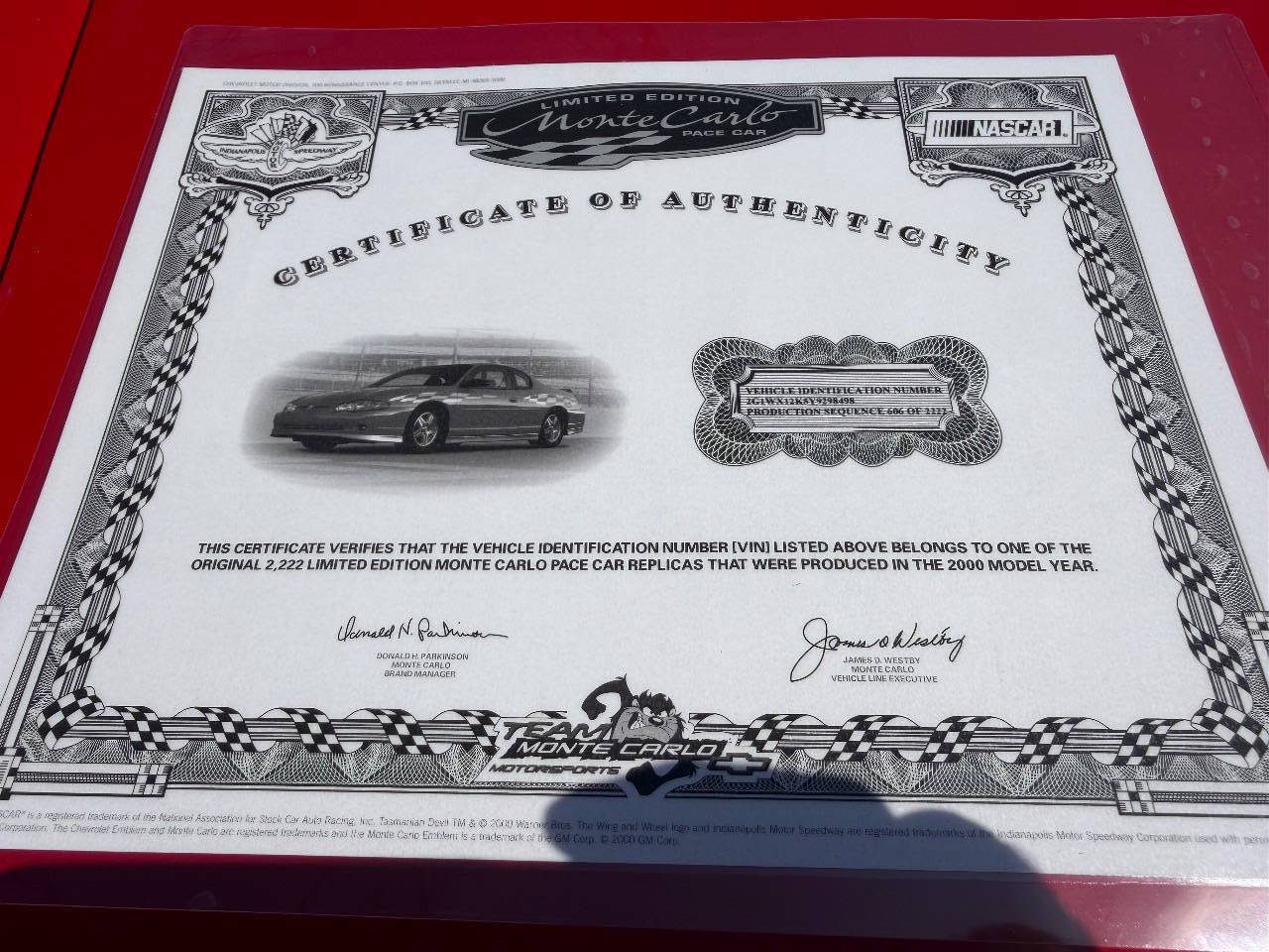 Used 2000 Chevrolet Monte Carlo SS FWD image 8