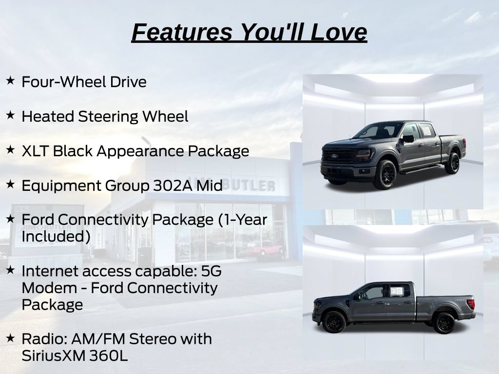 Used 2026 Ford F150 XLT w/ Equipment Group 302A MID AWD/4WD image 18
