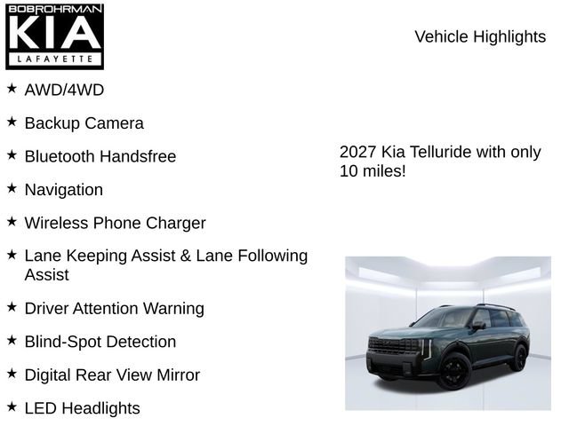 New 2027 Kia Telluride X-Line SX Prestige w/ Towing Package AWD/4WD image 8