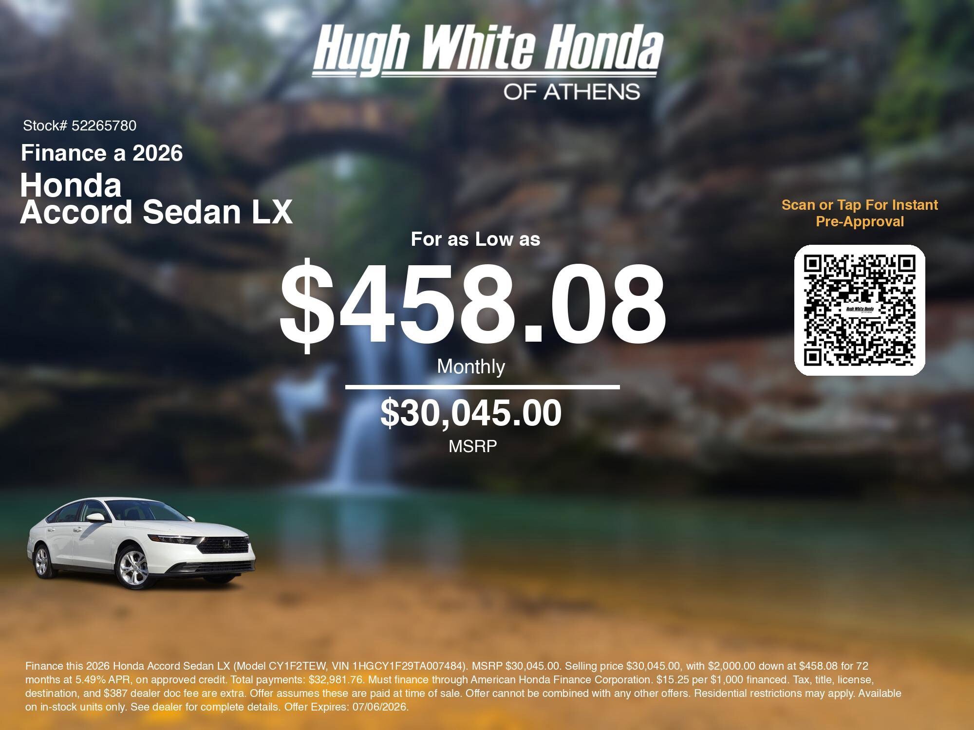 New 2026 Honda Accord LX image 7