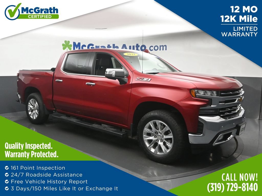 Used 2021 Chevrolet Silverado 1500 LTZ AWD/4WD image 1