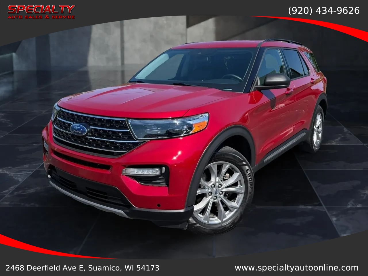 Used 2021 Ford Explorer XLT w/ Equipment Group 202A AWD/4WD image 1