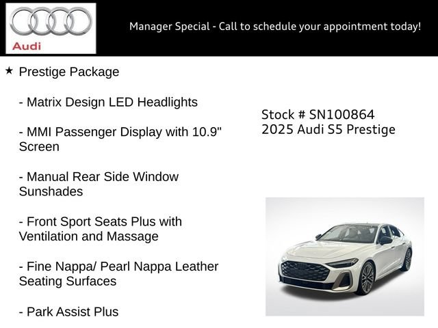 New 2025 Audi S5 Prestige AWD/4WD image 20