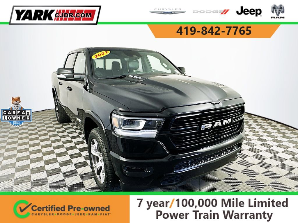 Certified 2022 RAM 1500 Laramie w/ Sport Appearance Package AWD/4WD image 1