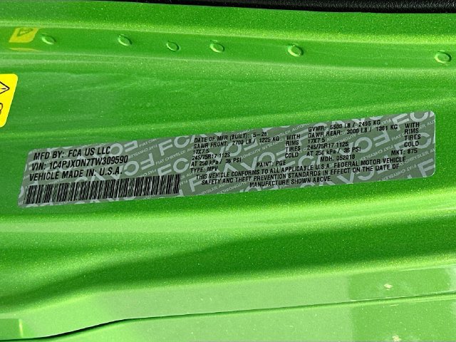 New 2026 Jeep Wrangler Unlimited Sport AWD/4WD image 29