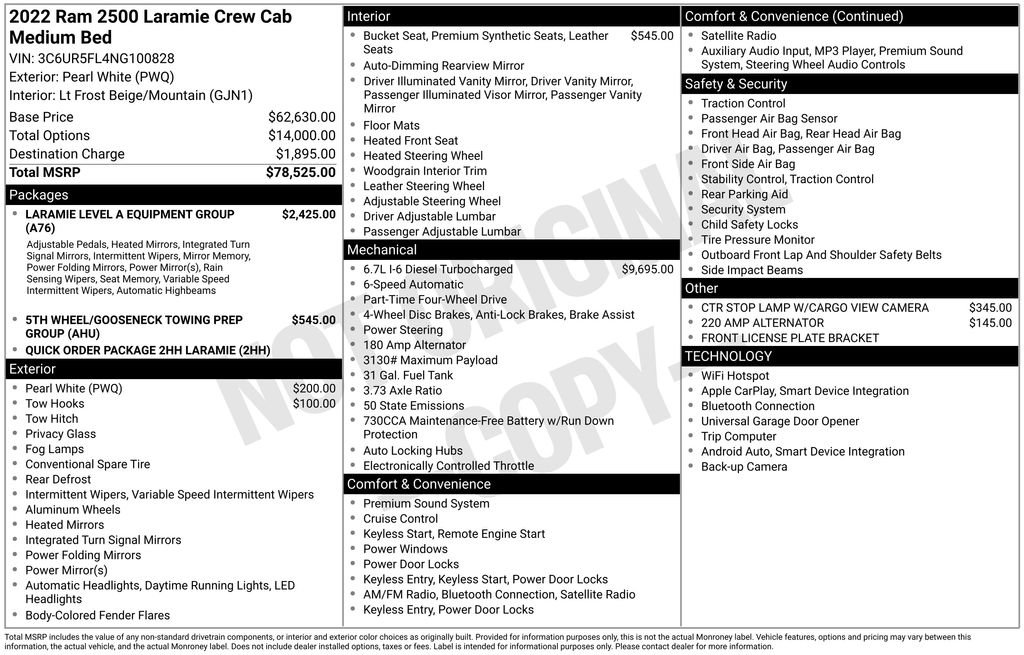Used 2022 RAM 2500 Laramie image 30