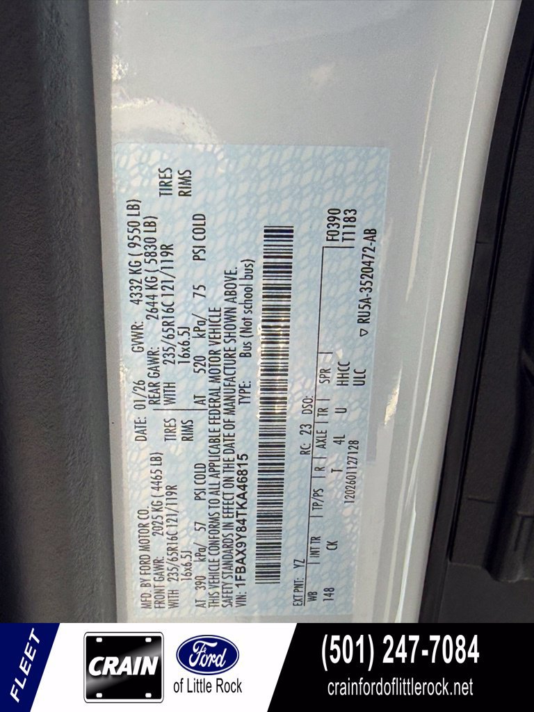 New 2026 Ford Transit 350 XLT AWD/4WD image 31