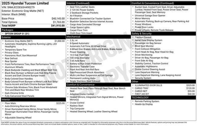 New 2025 Hyundai Tucson Limited image 4