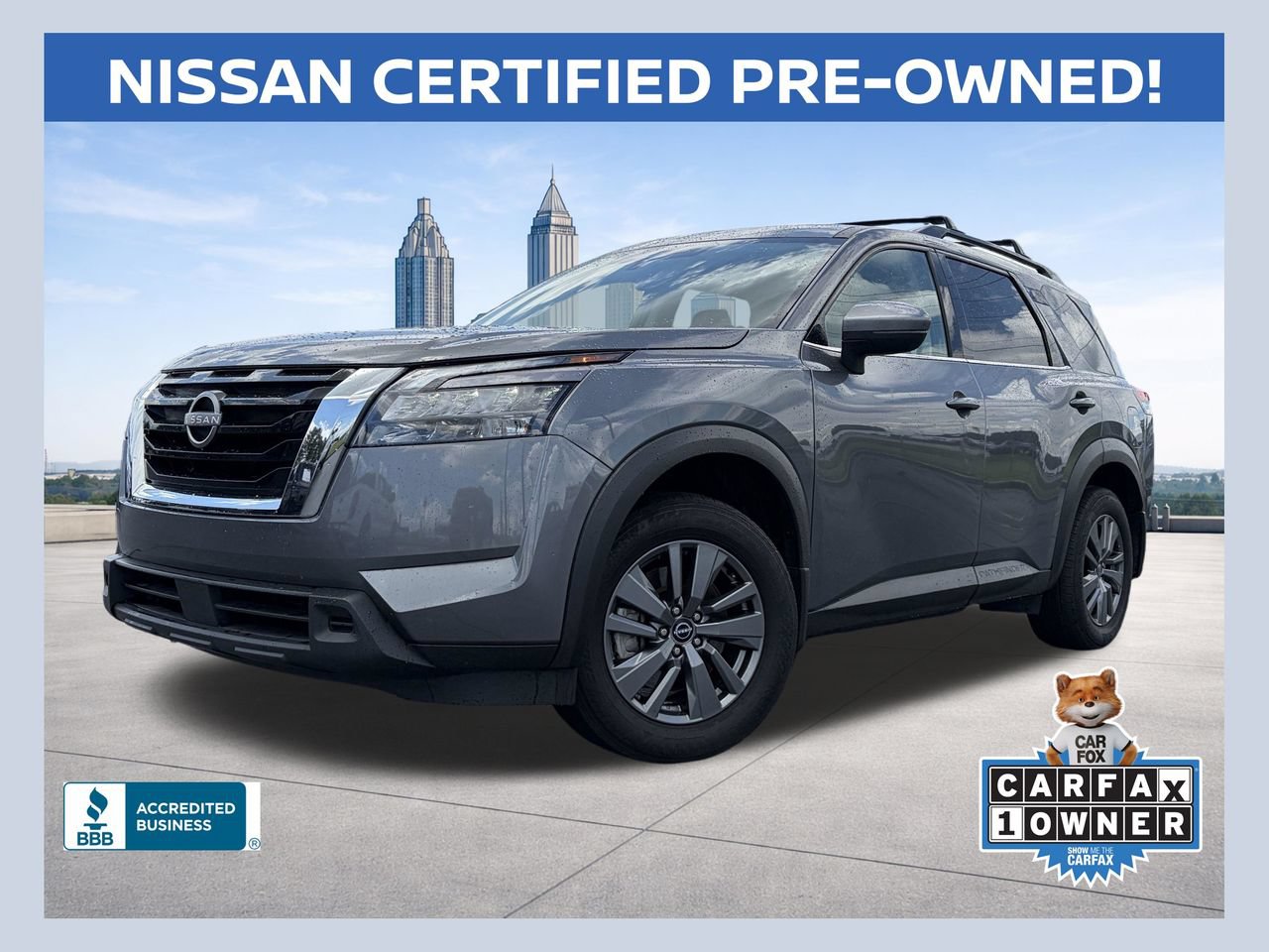 Certified 2025 Nissan Pathfinder SV w/ SV Premium Package FWD image 1