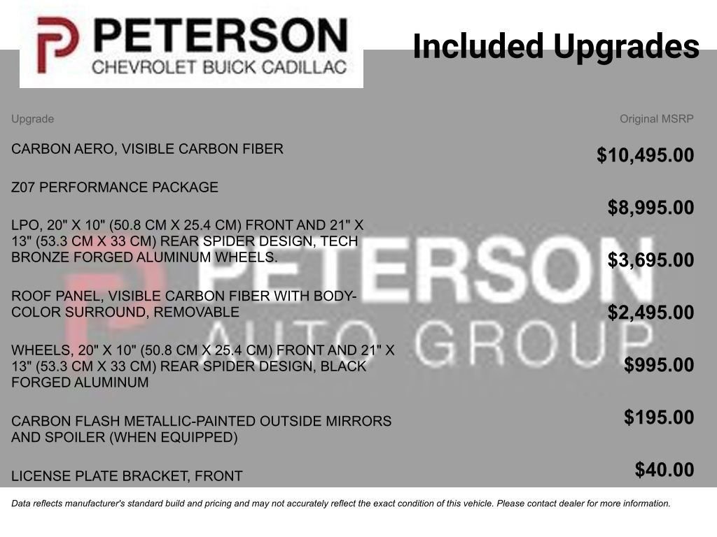 New 2025 Chevrolet Corvette Z06 w/ Z07 Performance Package image 13