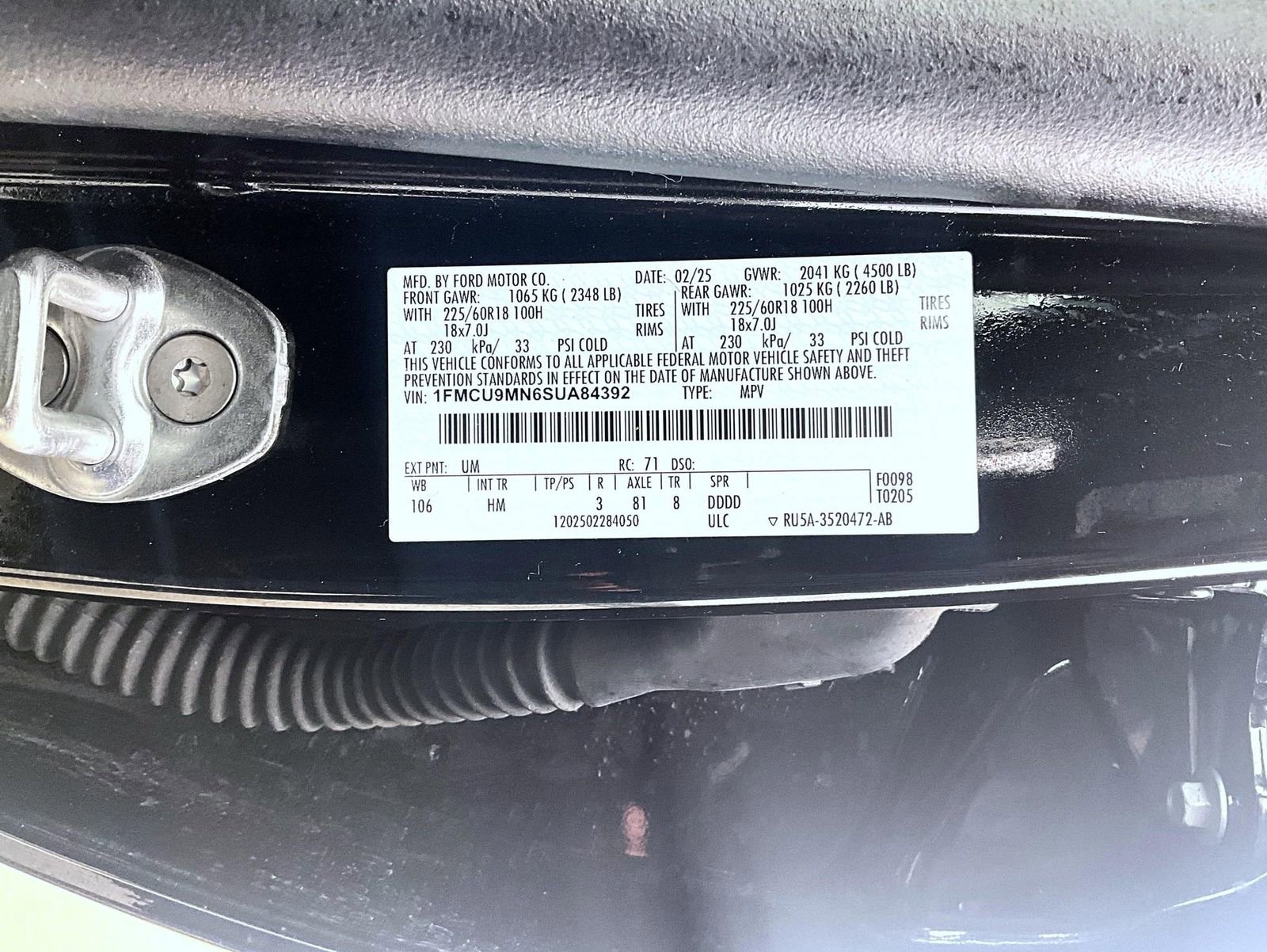 Used 2025 Ford Escape ST-Line image 28