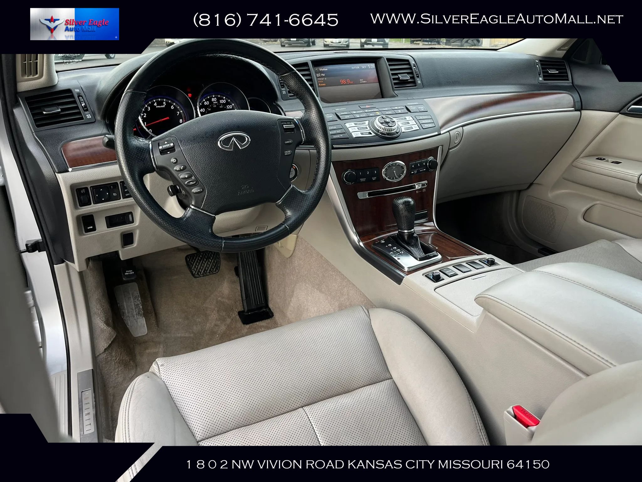 Used 2010 INFINITI M35 x w/ Technology Pkg AWD/4WD image 6
