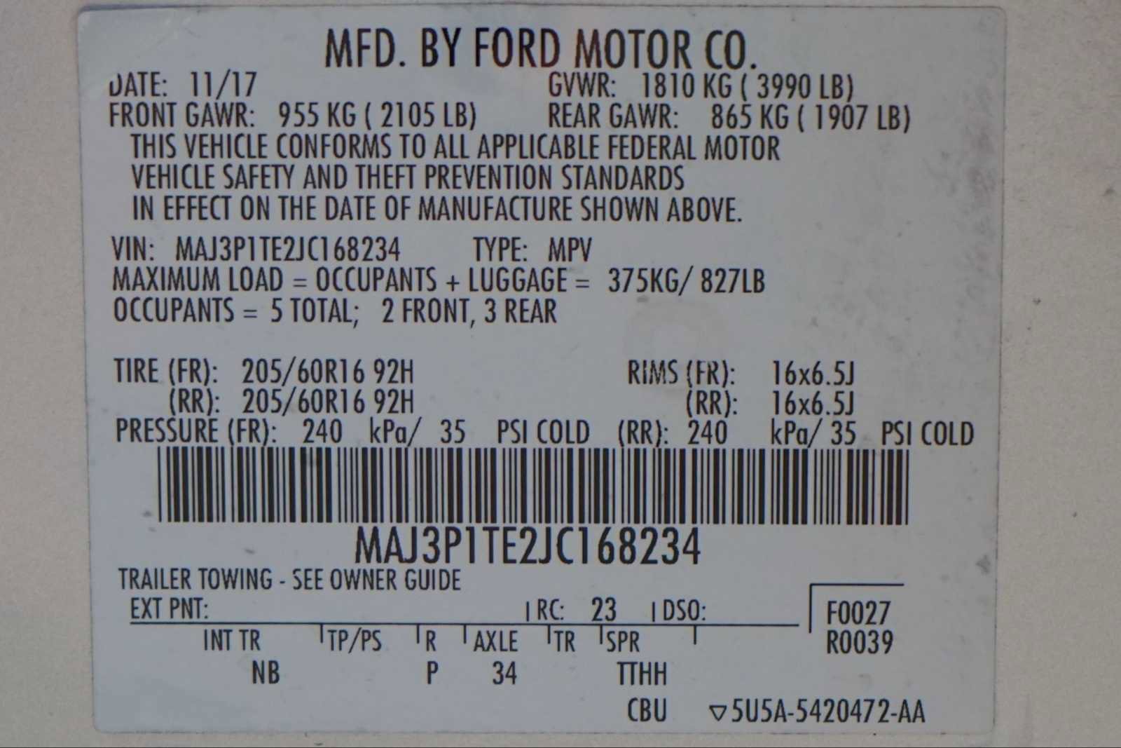 Used 2018 Ford EcoSport SE image 30