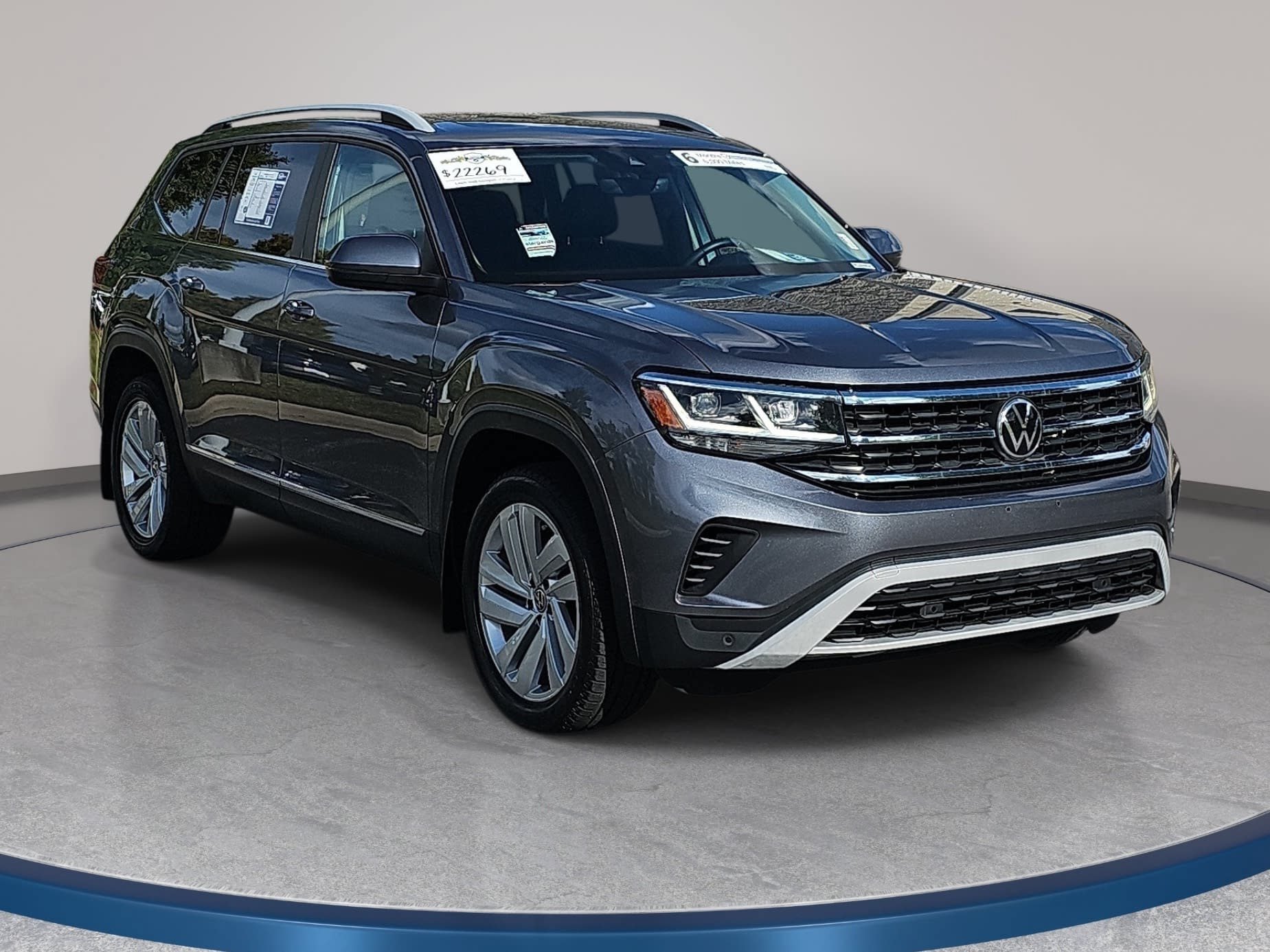 Used 2021 Volkswagen Atlas SEL AWD/4WD image 3