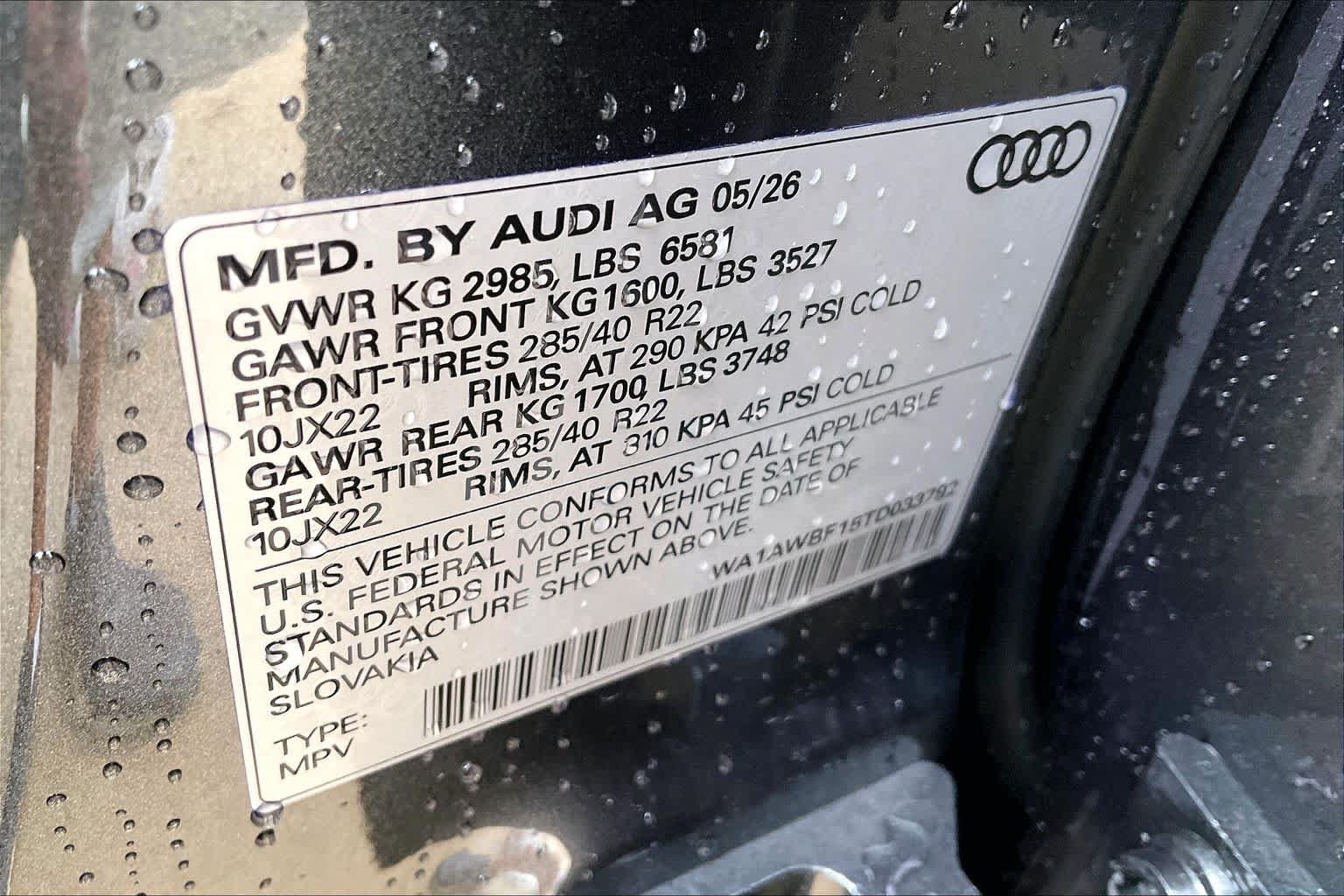 New 2026 Audi SQ8 Premium Plus AWD/4WD image 20