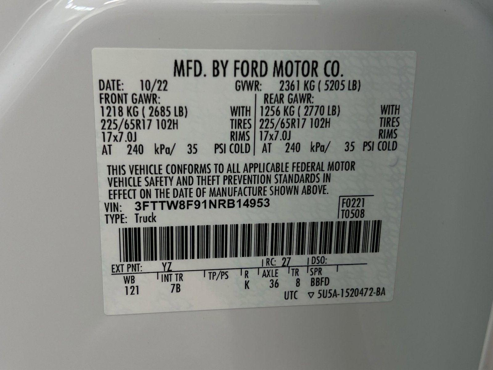 Used 2022 Ford Maverick XLT w/ Equipment Group 300A Standard image 33