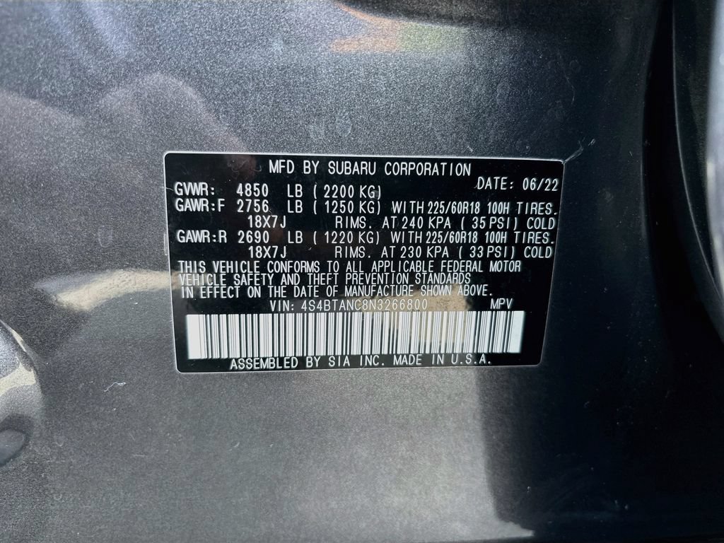 Used 2022 Subaru Outback Limited AWD/4WD image 32