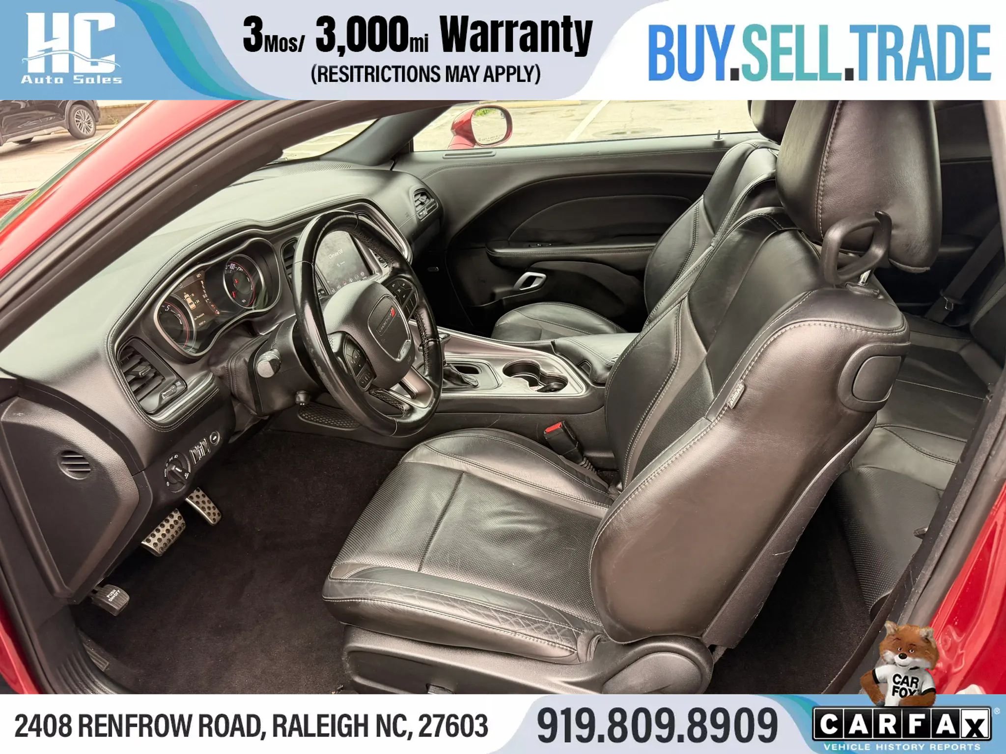 Used 2020 Dodge Challenger SXT w/ Plus Package RWD image 12