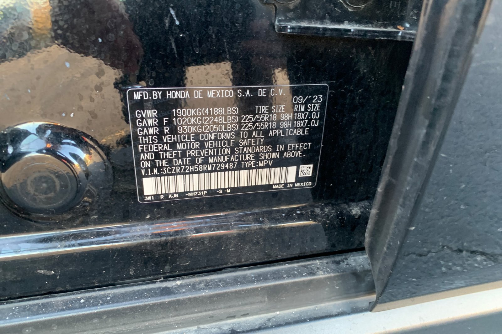 Used 2024 Honda HR-V Sport image 9